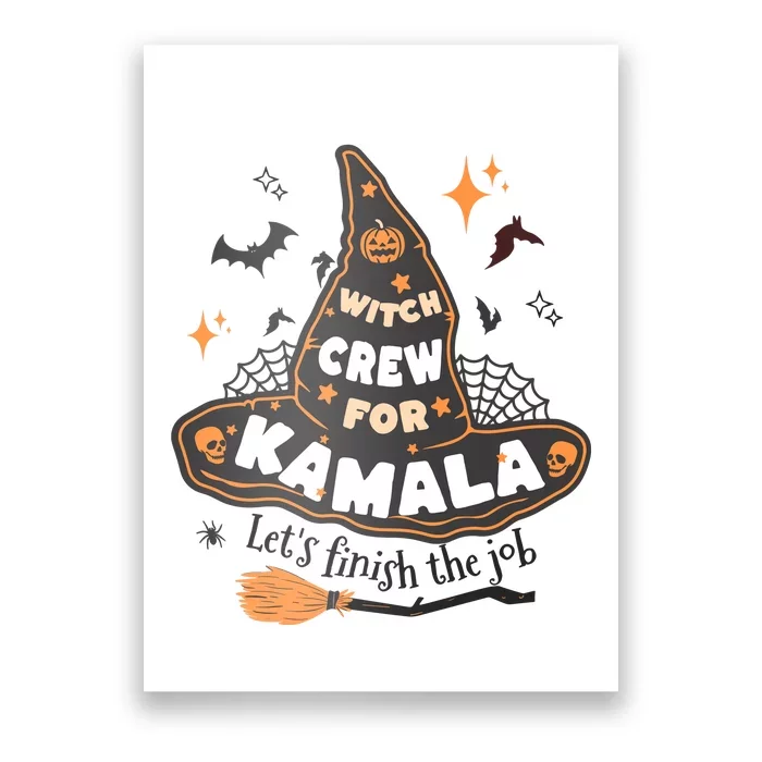 Witch Crew For Harris Halloween Kamala 2024 Poster