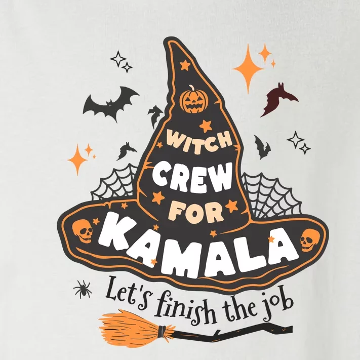 Witch Crew For Harris Halloween Kamala 2024 Toddler Long Sleeve Shirt