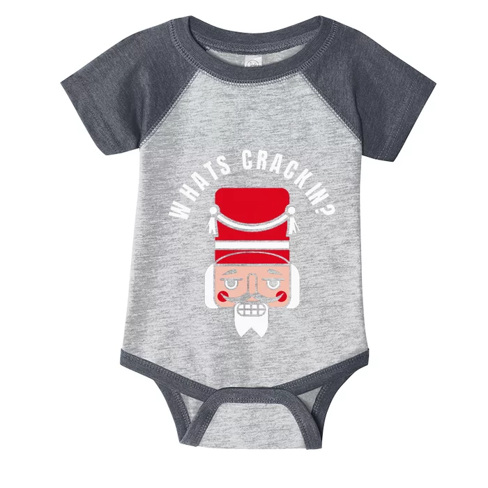 Whats Crackin Funny Christmas Nutcracker Infant Baby Jersey Bodysuit