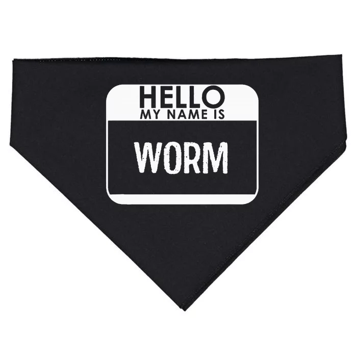 Worm Costume Funny Easy Last Minute Halloween Gift USA-Made Doggie Bandana