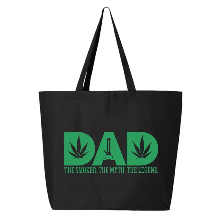 Weed Cannabis For Dad Funny Marijuana 25L Jumbo Tote