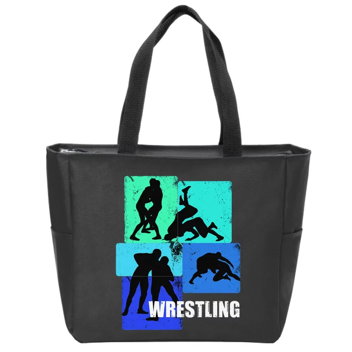 Wrestling Clothing for Wrestler Gear  Wrestling Zip Tote Bag