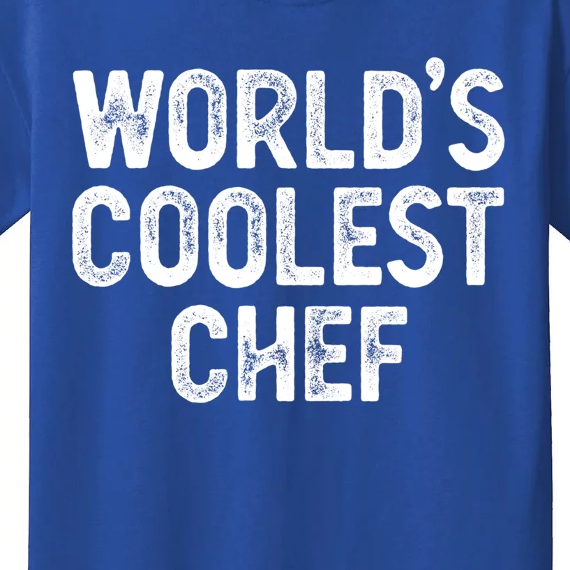 Worlds Chef Funny Chef Gift Kids T-Shirt