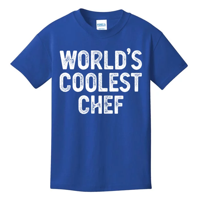 Worlds Chef Funny Chef Gift Kids T-Shirt