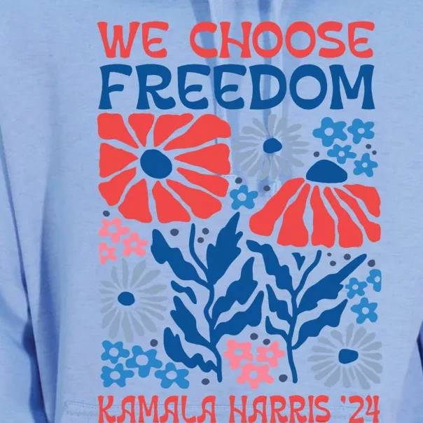 We Choose Freedom Harris Walz 2024 Unisex Surf Hoodie