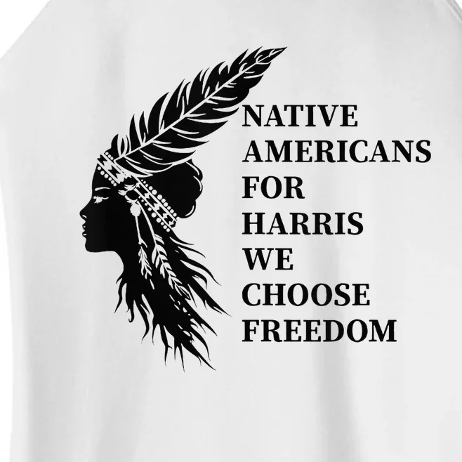 We Choose Freedom Kamala Harris For President 2024 Women’s Perfect Tri Rocker Tank