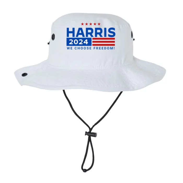 We Choose Freedom Vote Kamala Harris For President 2024 Legacy Cool Fit Booney Bucket Hat