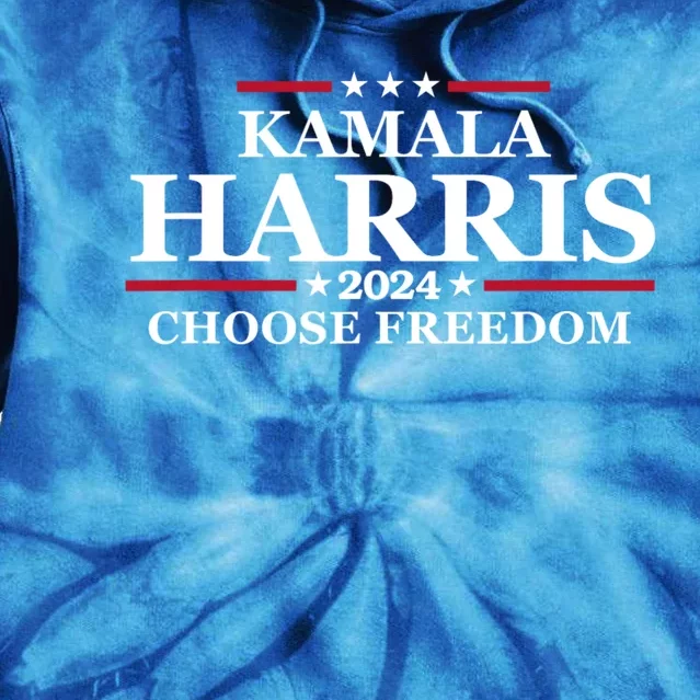 We Choose Freedom Kamala Harris Tie Dye Hoodie