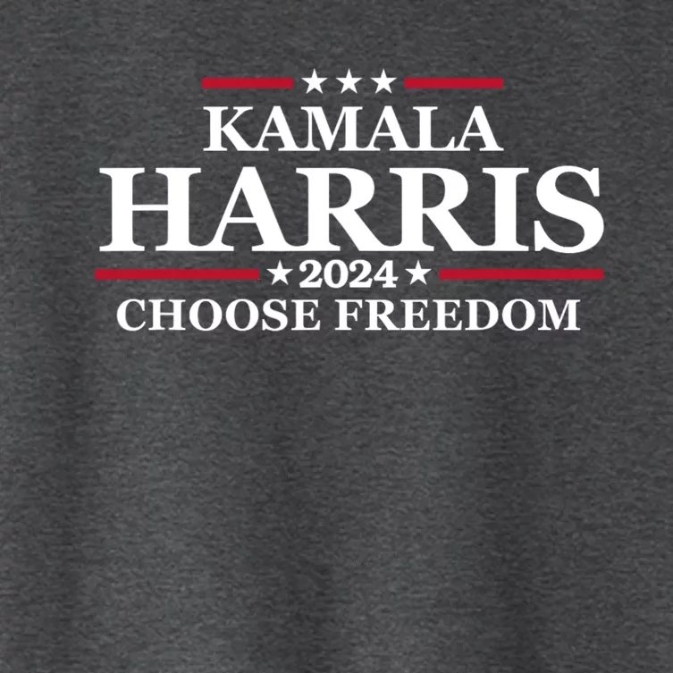 We Choose Freedom Kamala Harris Women's Crop Top Tee