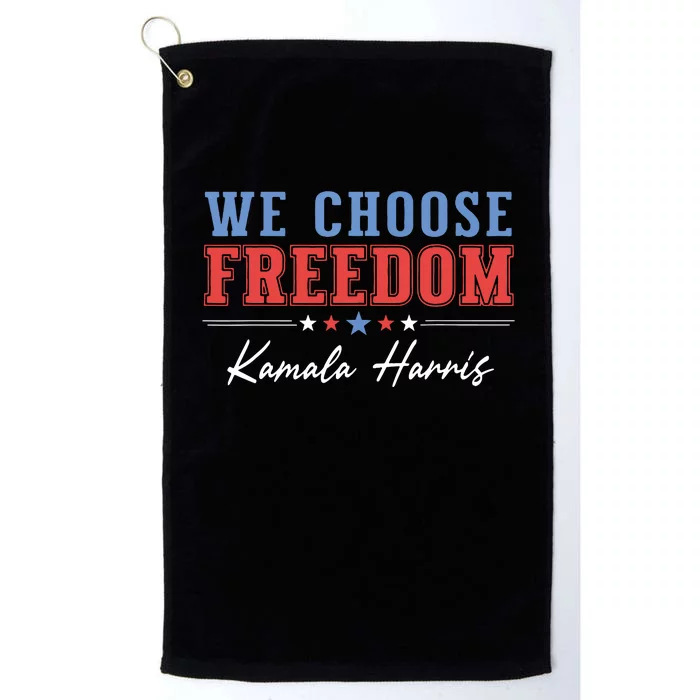 We Choose Freedom Platinum Collection Golf Towel