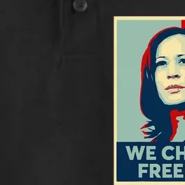 We Choose Freedom Kamala Harris 2024 Campaign Dry Zone Grid Performance Polo