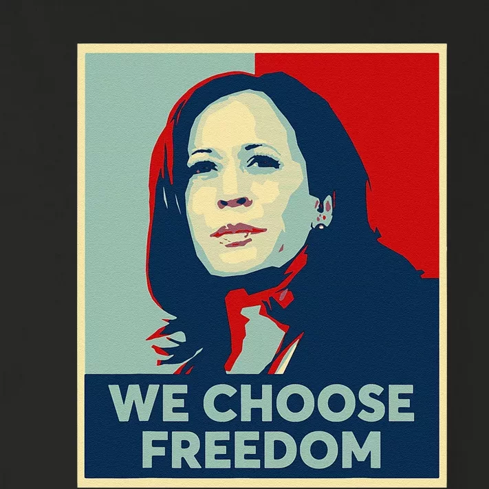 We Choose Freedom Kamala Harris 2024 Campaign Retro Gift Toddler Long Sleeve Shirt