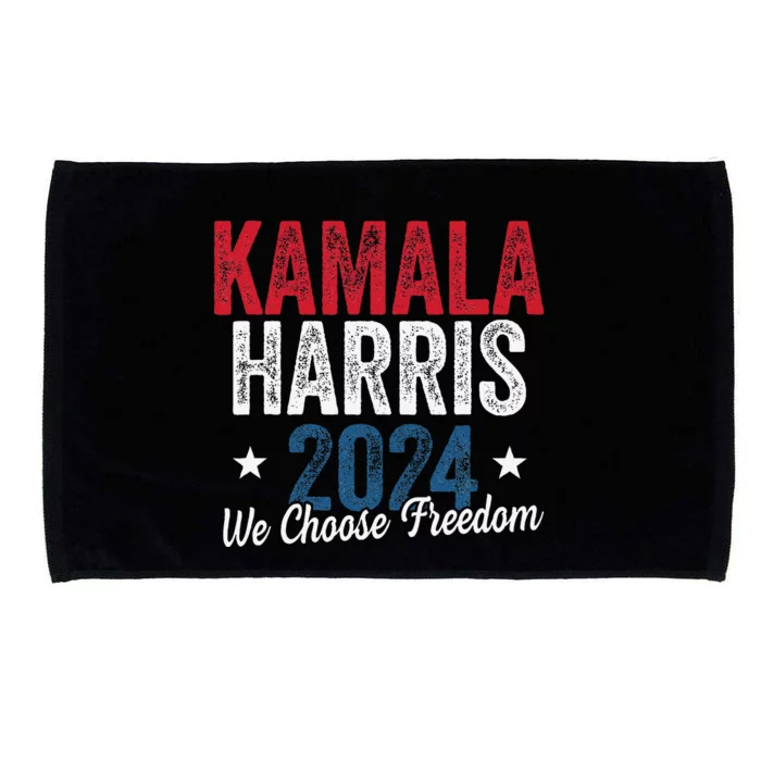 We Choose Freedom Kamala Harris Microfiber Hand Towel