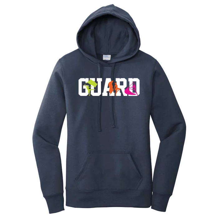 Winter Color Guard Flag Women's Pullover Hoodie