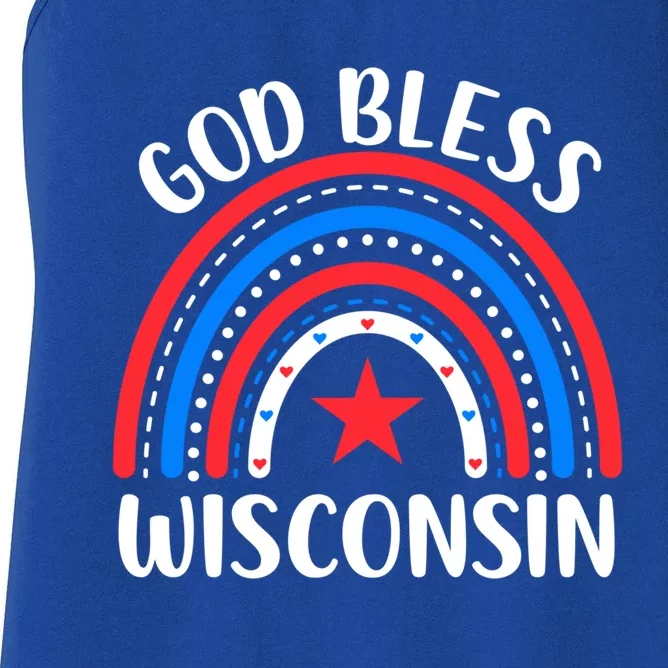 Wisconsin Cool Gift I Love Wisconsin Usa Great Gift Women's Racerback Tank