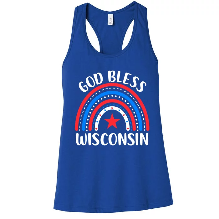 Wisconsin Cool Gift I Love Wisconsin Usa Great Gift Women's Racerback Tank