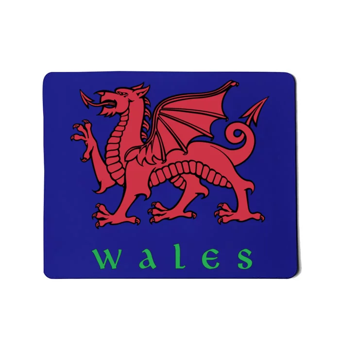 Wales Cute Gift Welsh Red Dragon Cymru Mousepad