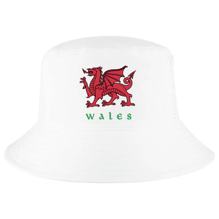 Wales Cute Gift Welsh Red Dragon Cymru Cool Comfort Performance Bucket Hat