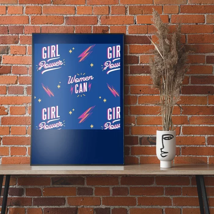 Women Can Girl Power Feminist Poster