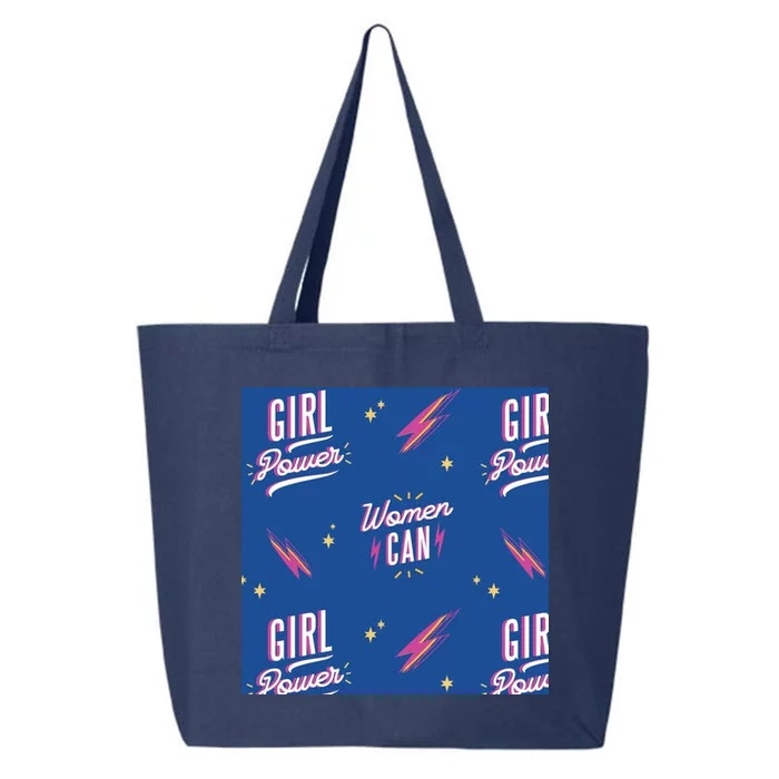 Women Can Girl Power Feminist 25L Jumbo Tote