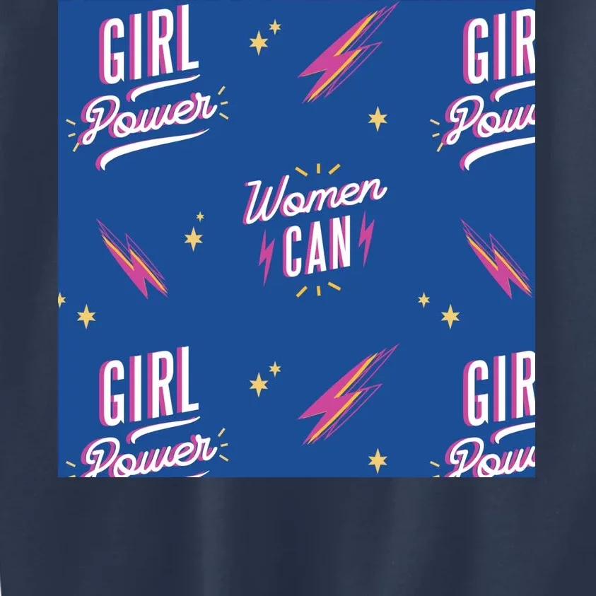 Women Can Girl Power Feminist Kids Sweatshirt