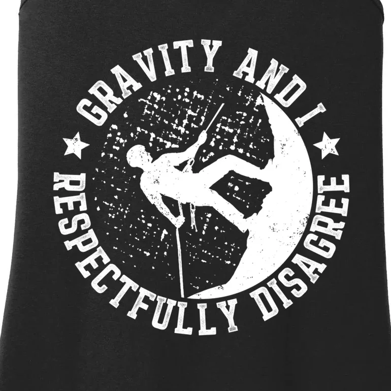 Wall Climber Gravity Wall Climbing Lover Climb Gift Ladies Essential Tank