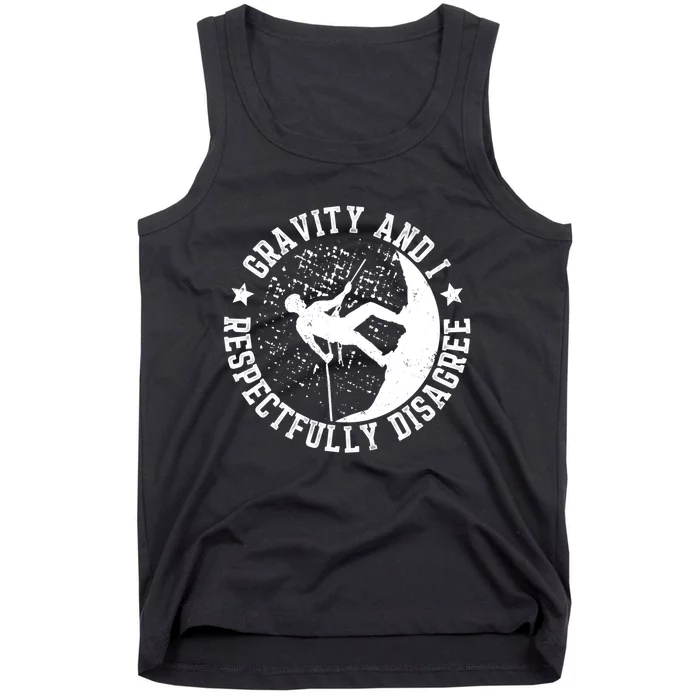 Wall Climber Gravity Wall Climbing Lover Climb Gift Tank Top