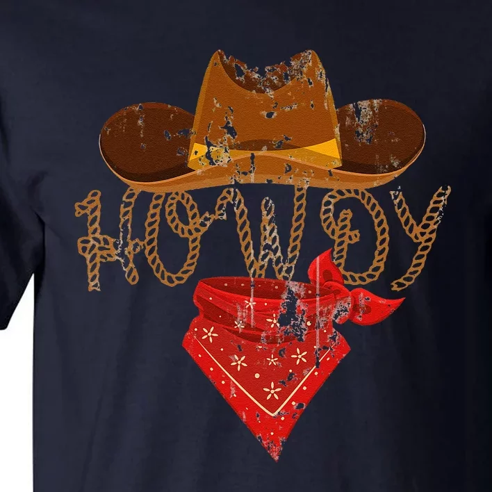 Western Cowboy Howdy Tall T-Shirt