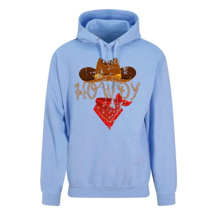 Western Cowboy Howdy Unisex Surf Hoodie