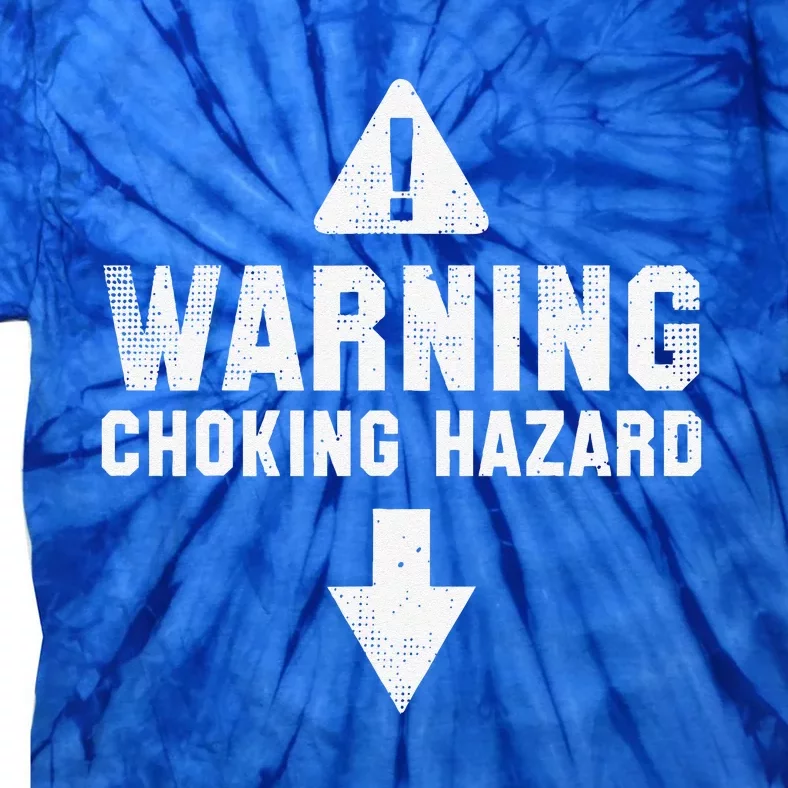 Warning Choking Hazard Costume Funny Easy Halloween Gift Tie-Dye T-Shirt