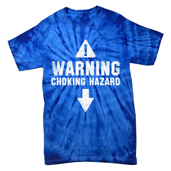 Warning Choking Hazard Costume Funny Easy Halloween Gift Tie-Dye T-Shirt