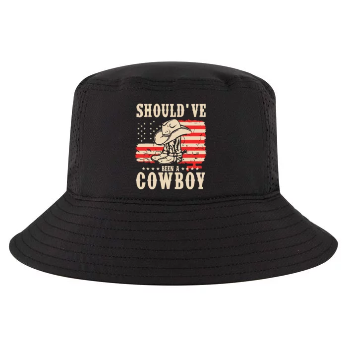 Western Cowboy Hat Boots I Should Have Been A Cowboy Cool Comfort Performance Bucket Hat