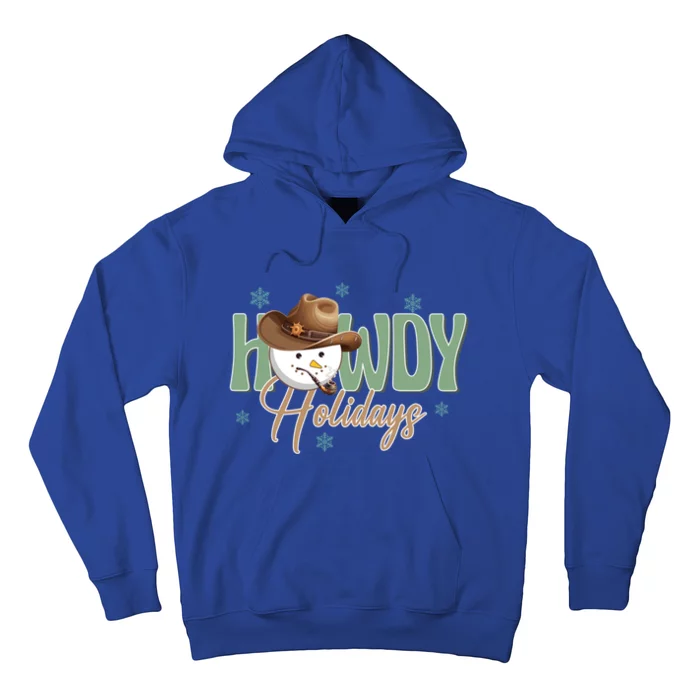 Western Christmas Howdy Cow Santa Christmas Howdy Holiday Gift Hoodie