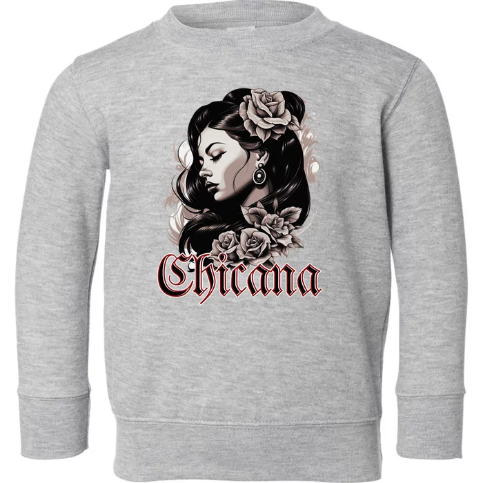 WomanS Chola Hispanic Latino Mexican Chicano Cholo Chicana Toddler Sweatshirt