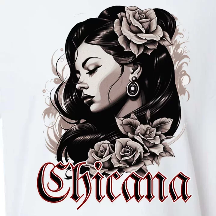 WomanS Chola Hispanic Latino Mexican Chicano Cholo Chicana Sueded Cloud Jersey T-Shirt