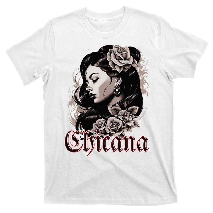 WomanS Chola Hispanic Latino Mexican Chicano Cholo Chicana T-Shirt