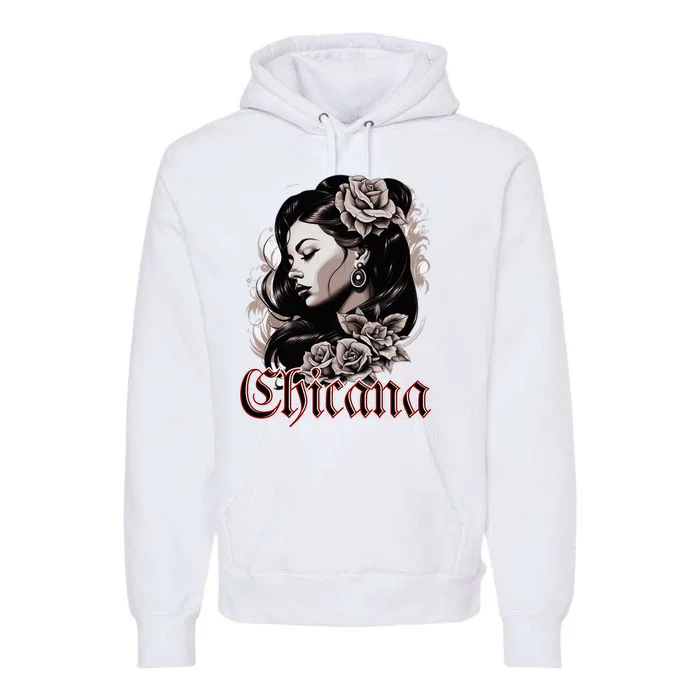 WomanS Chola Hispanic Latino Mexican Chicano Cholo Chicana Premium Hoodie