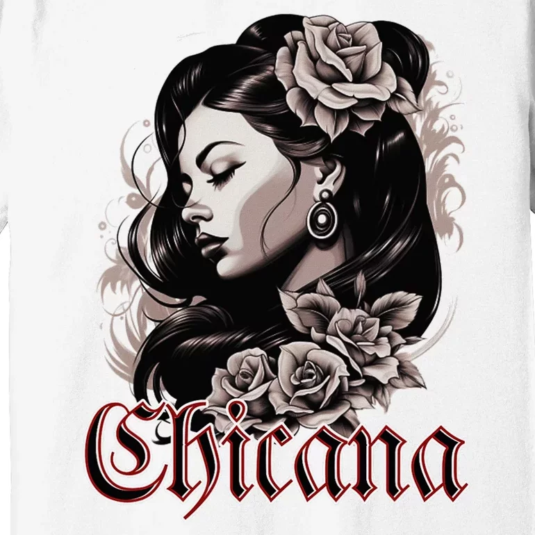 WomanS Chola Hispanic Latino Mexican Chicano Cholo Chicana Premium T-Shirt