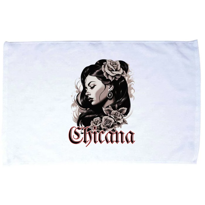 WomanS Chola Hispanic Latino Mexican Chicano Cholo Chicana Microfiber Hand Towel