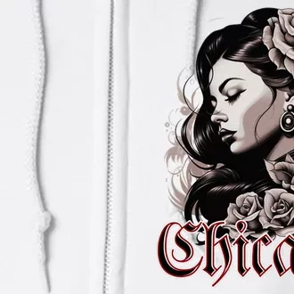 WomanS Chola Hispanic Latino Mexican Chicano Cholo Chicana Full Zip Hoodie