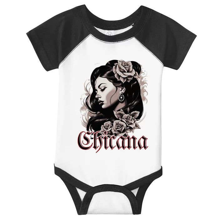 WomanS Chola Hispanic Latino Mexican Chicano Cholo Chicana Infant Baby Jersey Bodysuit