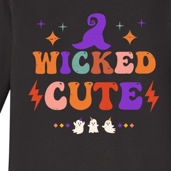 Wicked Cute Halloween Gift Baby Long Sleeve Bodysuit