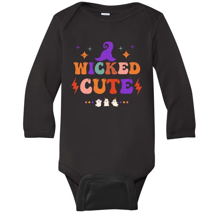 Wicked Cute Halloween Gift Baby Long Sleeve Bodysuit