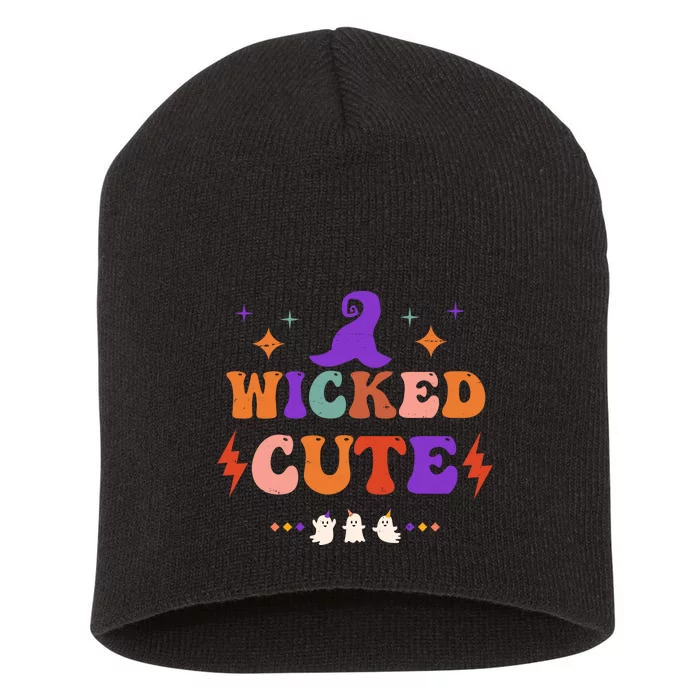 Wicked Cute Halloween Gift Short Acrylic Beanie