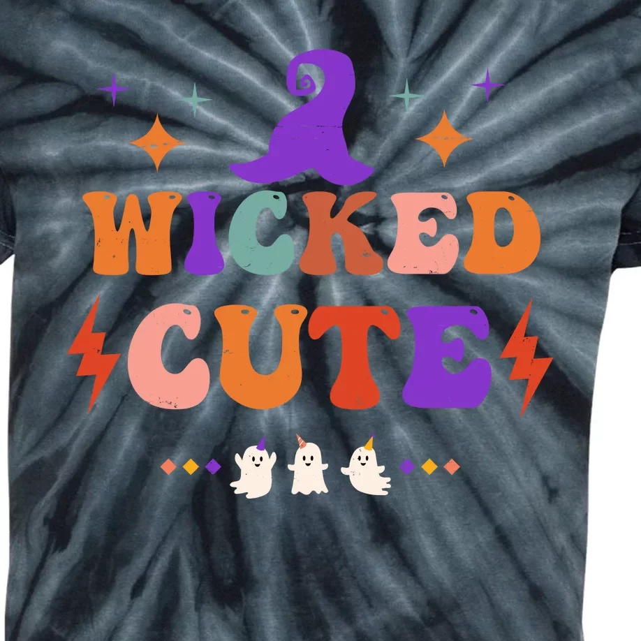 Wicked Cute Halloween Gift Kids Tie-Dye T-Shirt