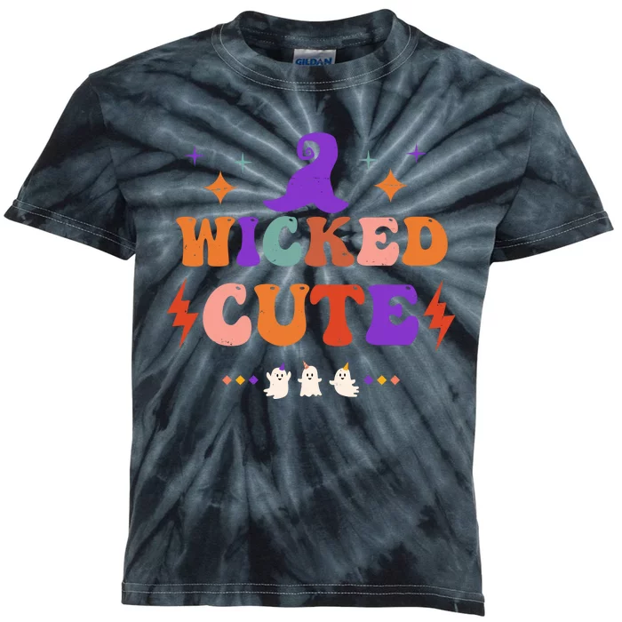 Wicked Cute Halloween Gift Kids Tie-Dye T-Shirt