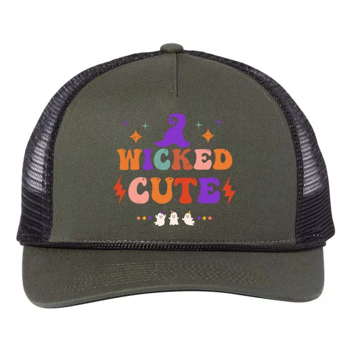 Wicked Cute Halloween Gift Retro Rope Trucker Hat Cap