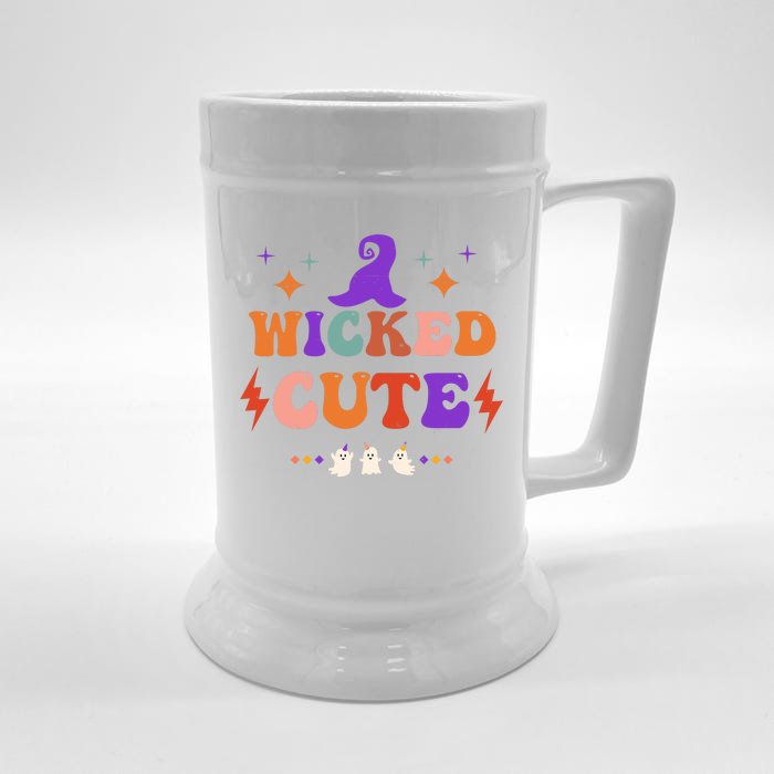 Wicked Cute Halloween Gift Front & Back Beer Stein