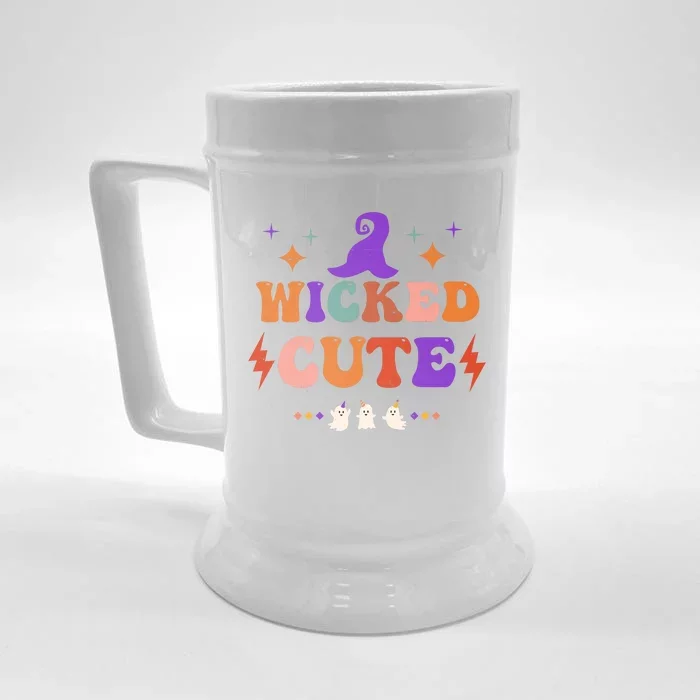 Wicked Cute Halloween Gift Front & Back Beer Stein