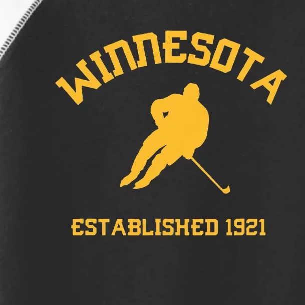 Winnesota College Hockey Fan Toddler Fine Jersey T-Shirt